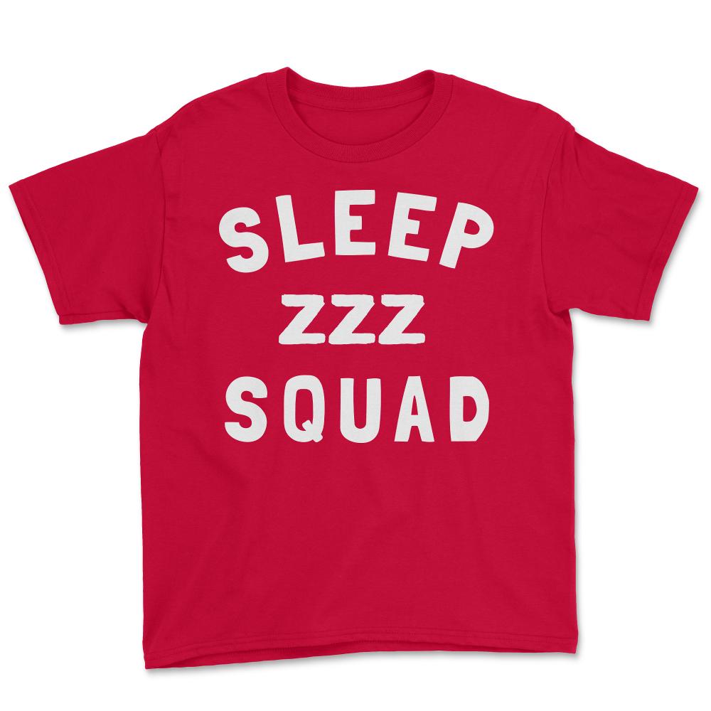 Sleep Squad - Youth Tee - Red