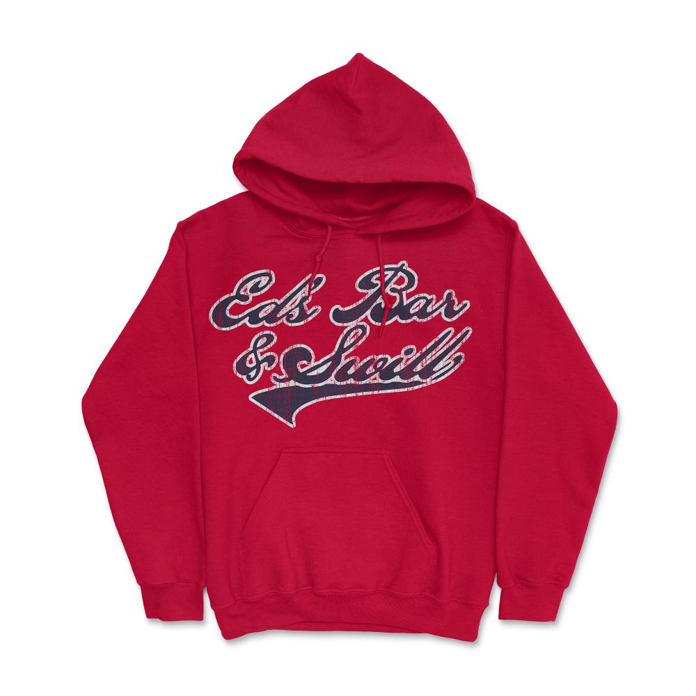 Eds Bar And Swill Retro - Hoodie - Red
