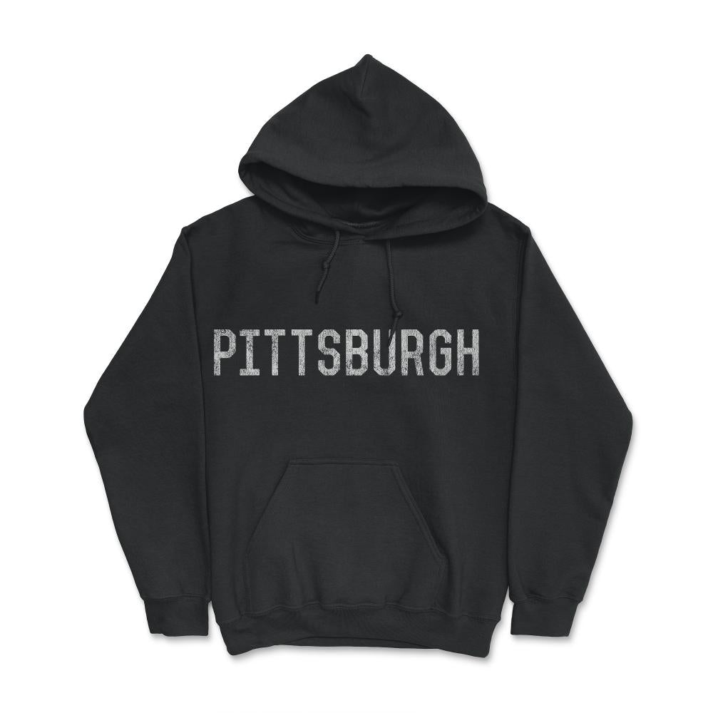 Retro Pittsburgh Pennsylvania - Hoodie - Black