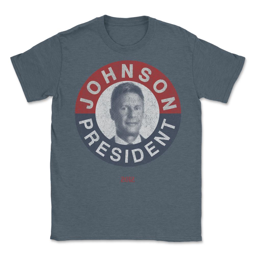 Gary Johnson for President 2012 Retro - Unisex T-Shirt - Dark Grey Heather