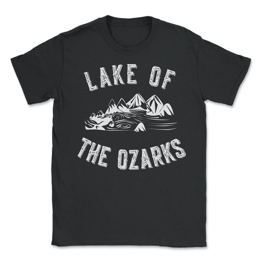Retro Lake Of The Ozarks Missouri - Unisex T-Shirt - Black
