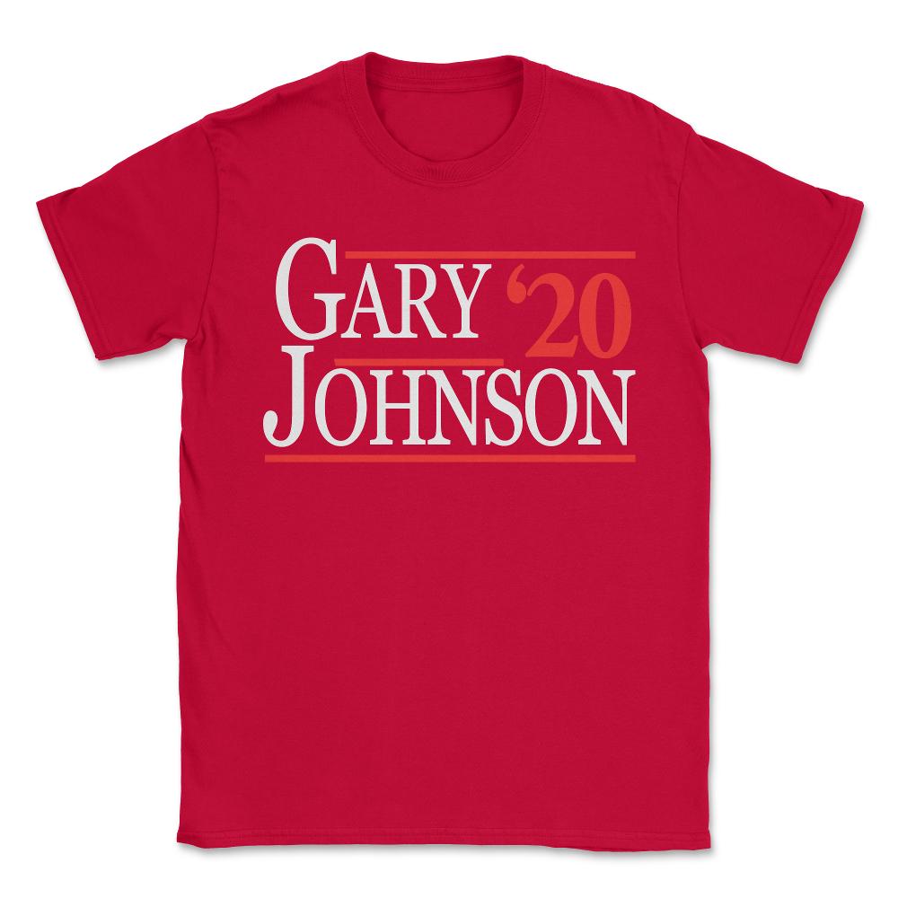 Gary Johnson 2020 - Unisex T-Shirt - Red