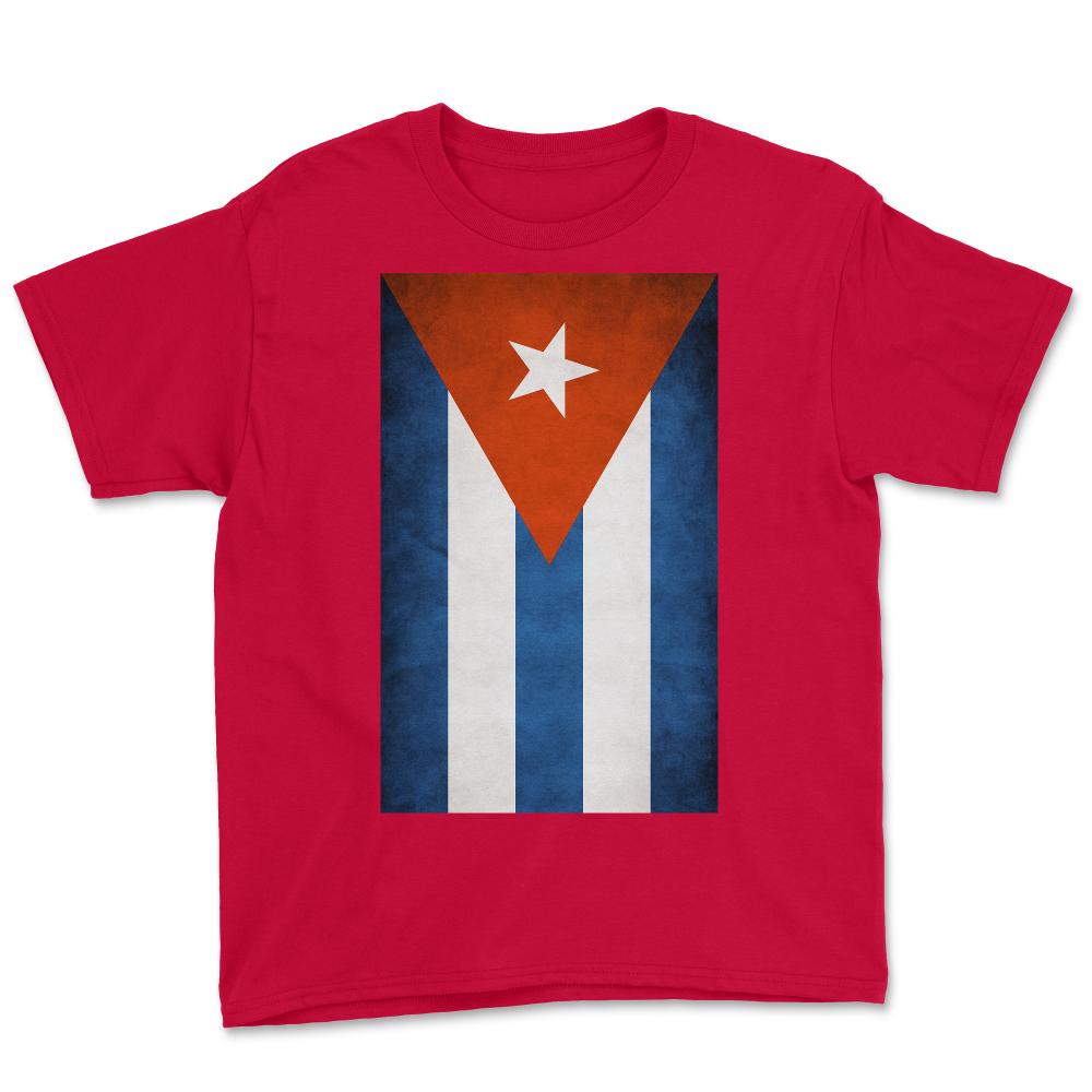 Flag Of Cuba - Youth Tee - Red