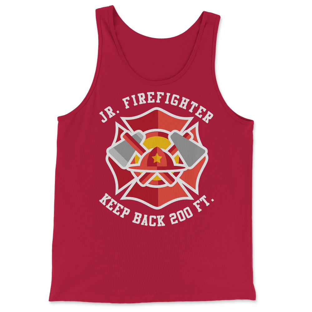 Jr Firefighter - Tank Top - Red