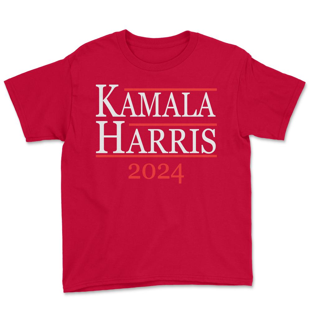 Kamala Harris For President 2024 - Youth Tee - Red