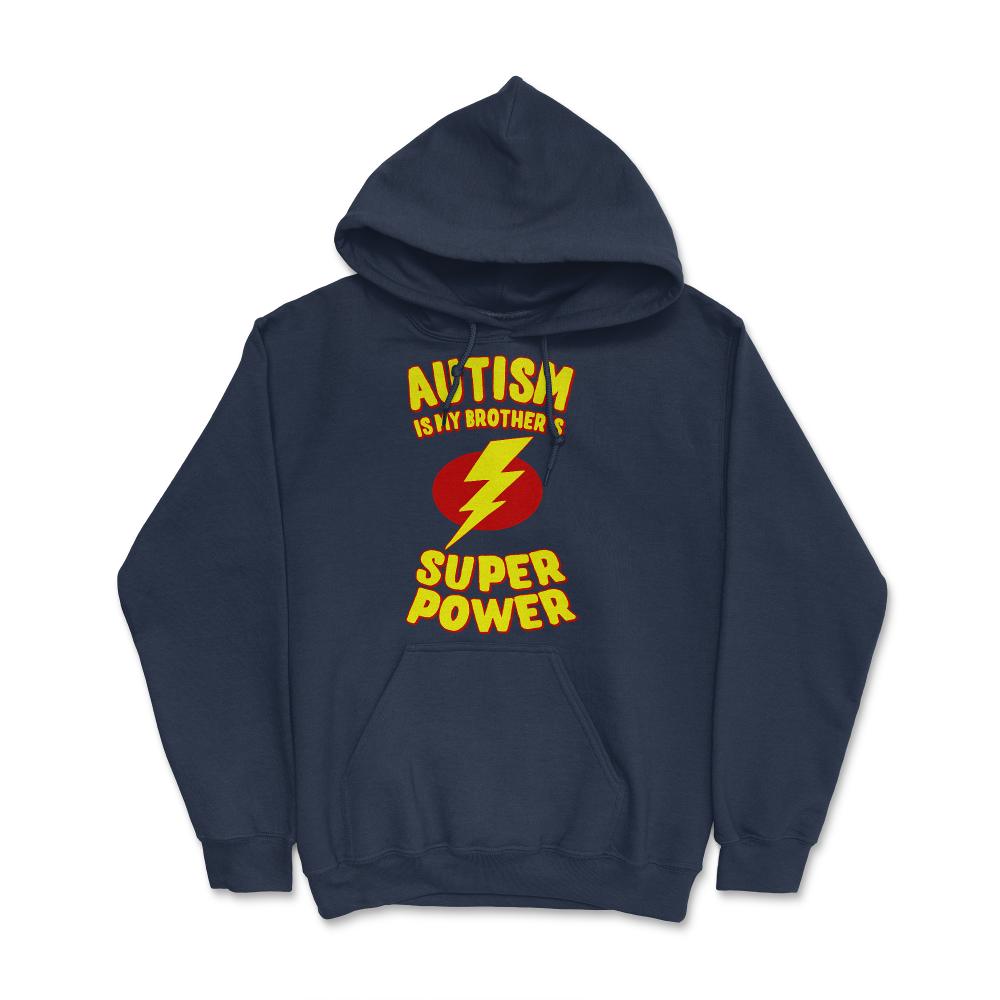 Autism Is My Brother's Superpower - Hoodie - Navy