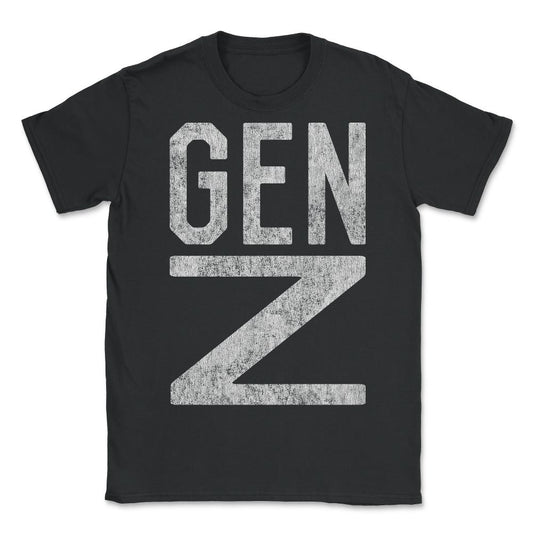 Retro Generation Z - Unisex T-Shirt - Black