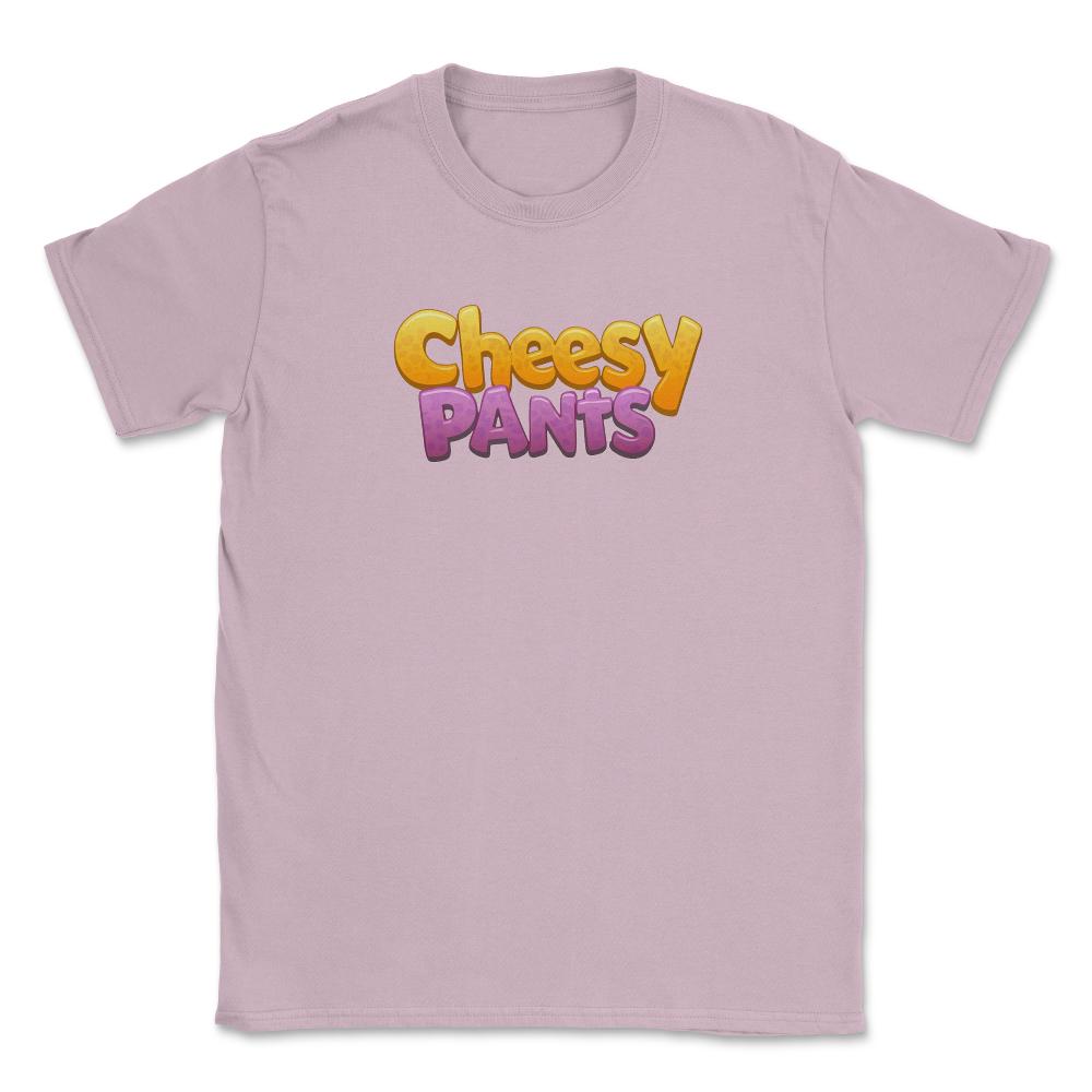 CheesyPants Logo Unisex T-Shirt - Light Pink