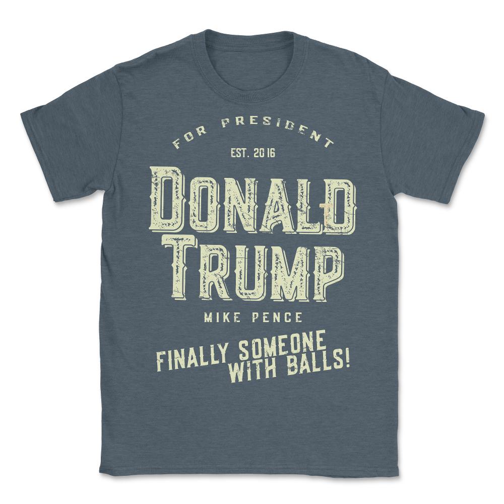 Donald Trump Mike Pence 2016 Retro - Unisex T-Shirt - Dark Grey Heather