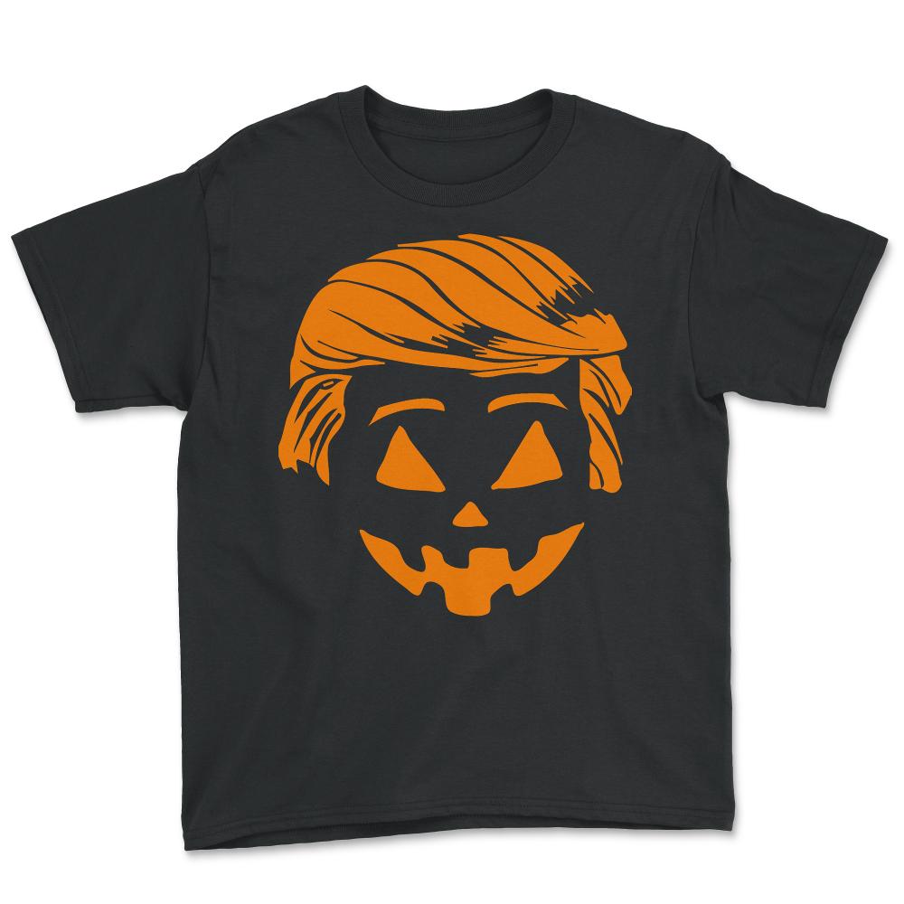 Trump Halloween Trumpkin Costume - Youth Tee - Black