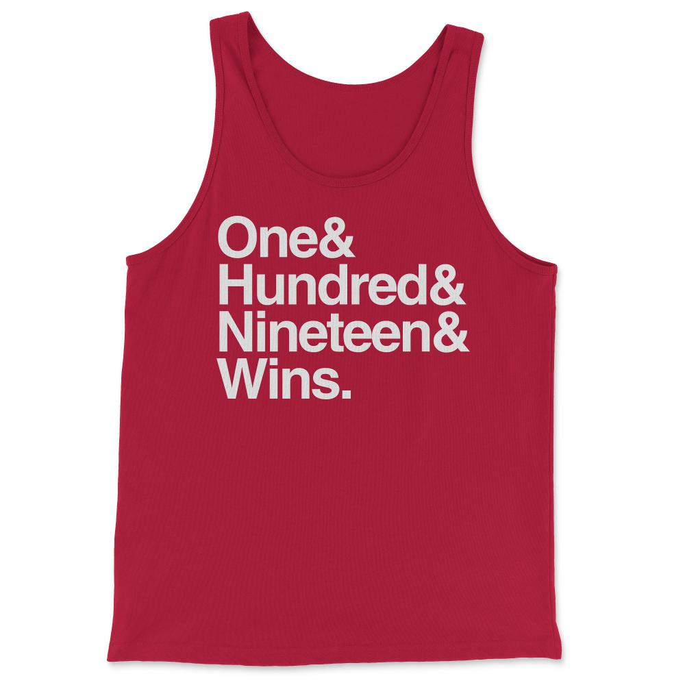 119 Wins - Tank Top - Red