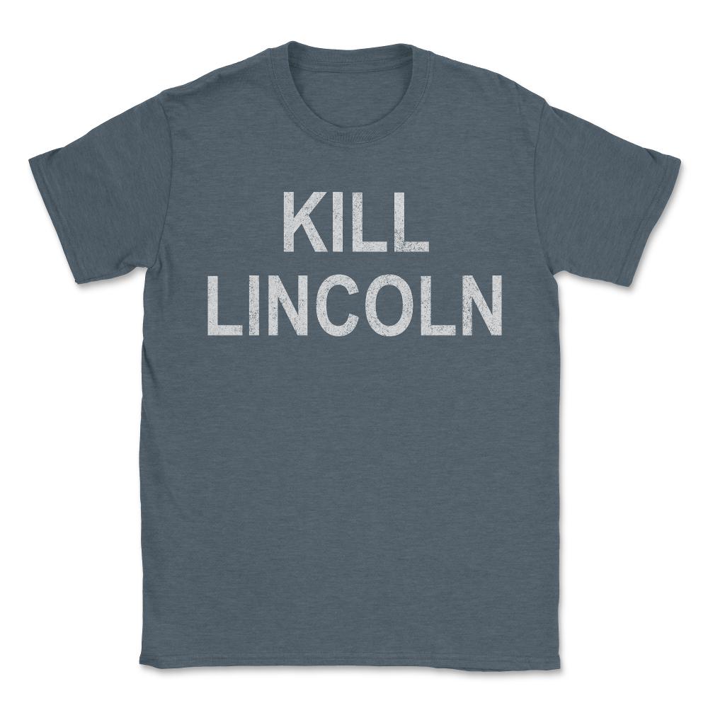 Kill Lincoln Retro - Unisex T-Shirt - Dark Grey Heather
