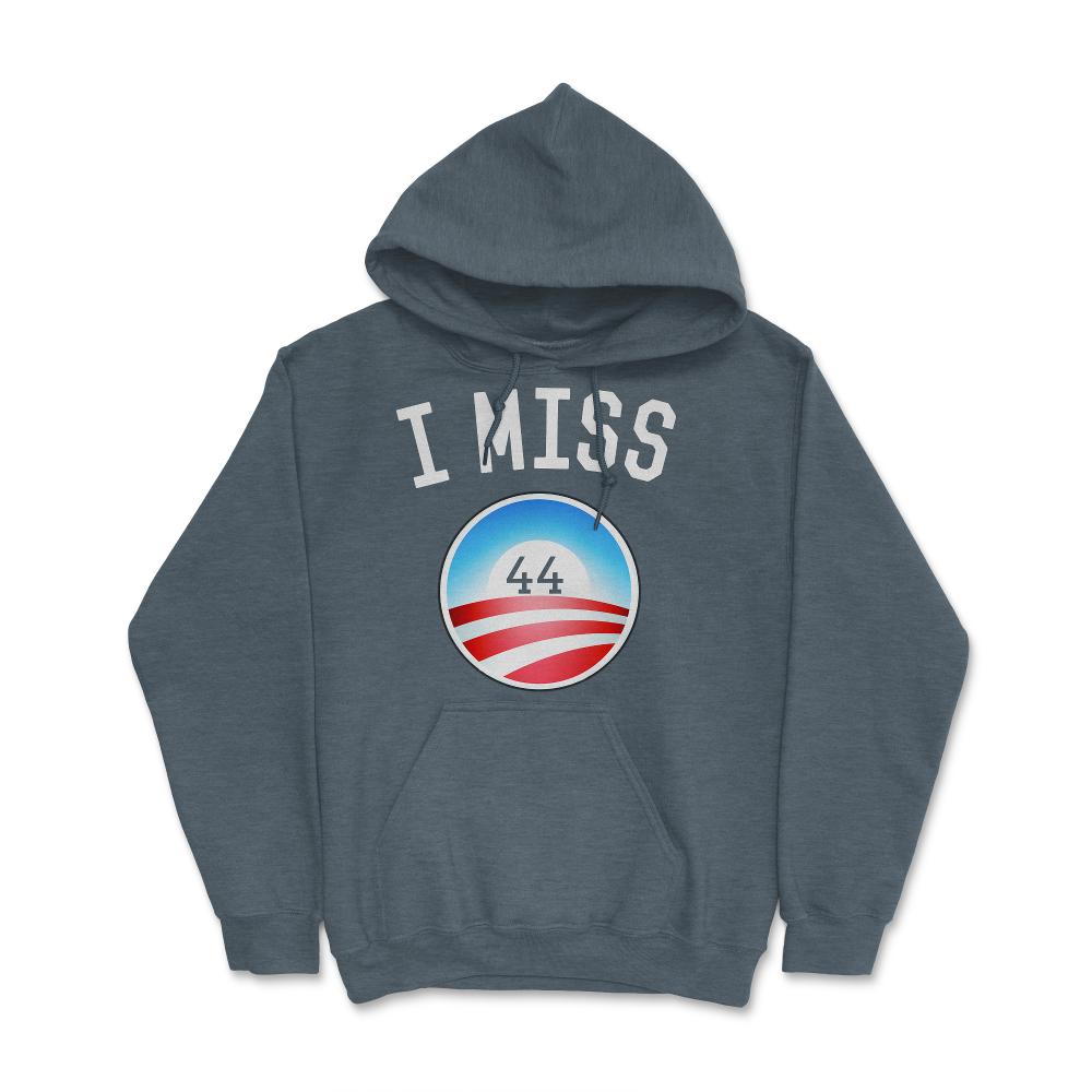 I Miss Obama 44 T-Shirt - Hoodie - Dark Grey Heather