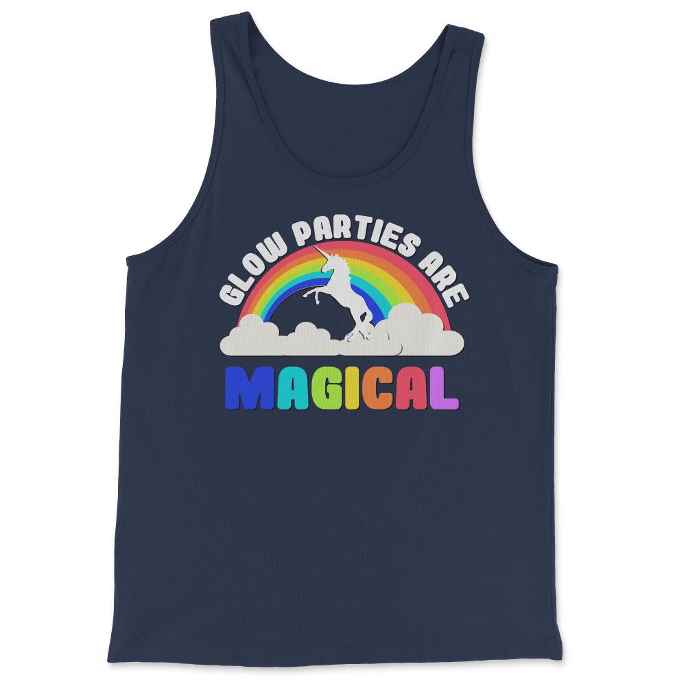 Glow Parties Are Magical - Tank Top - Navy