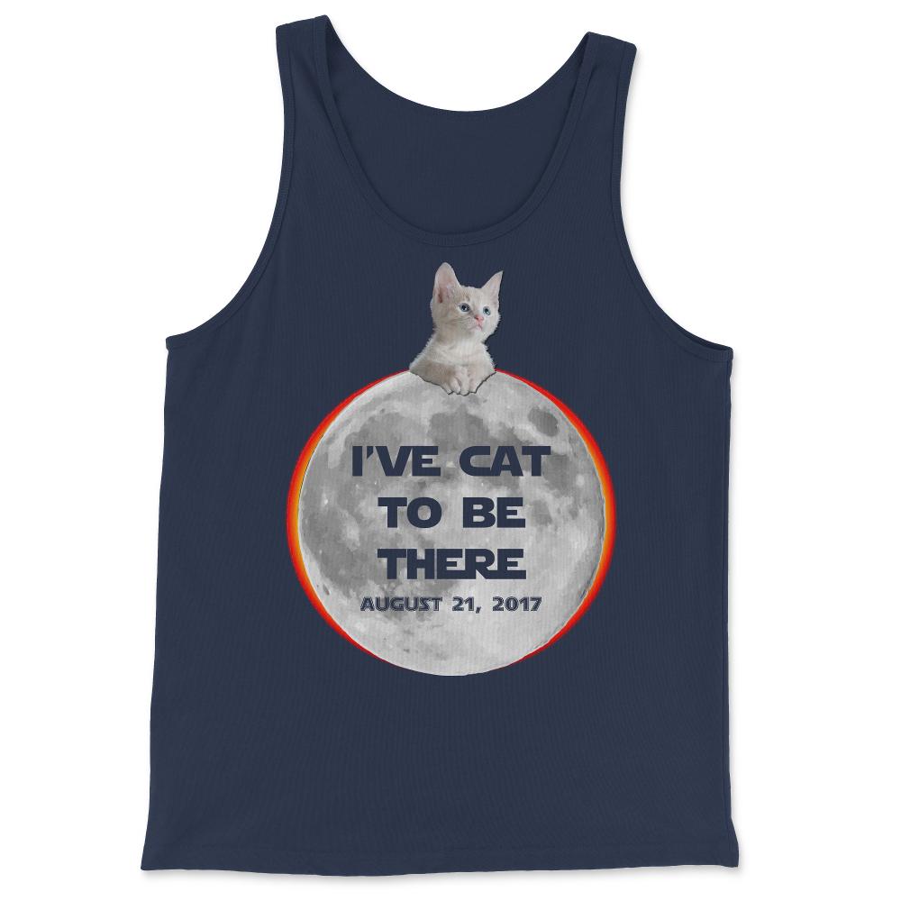 I've Cat To Be There Solar Eclipse 2017 - Tank Top - Navy