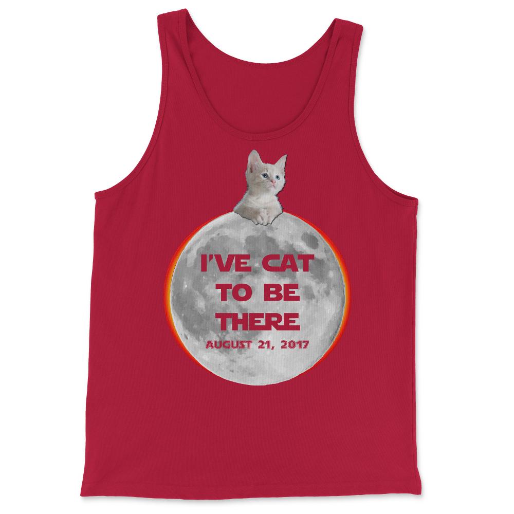 I've Cat To Be There Solar Eclipse 2017 - Tank Top - Red