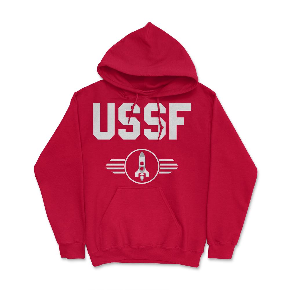 United States Space Force USSF - Hoodie - Red