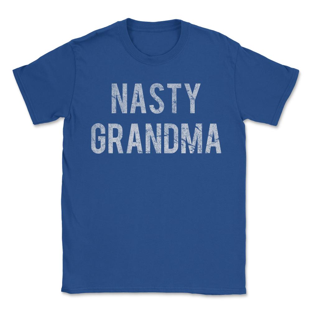 Nasty Grandma Retro - Unisex T-Shirt - Royal Blue