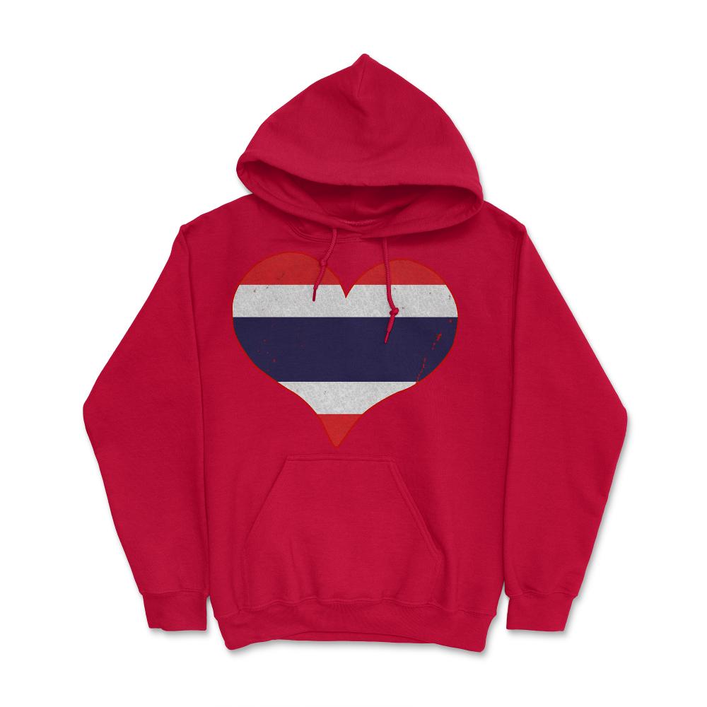 I Love Thailand - Hoodie - Red
