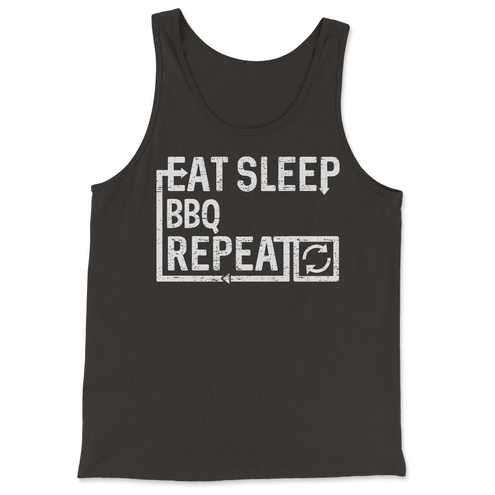 Eat Sleep BBQ - Tank Top - Black