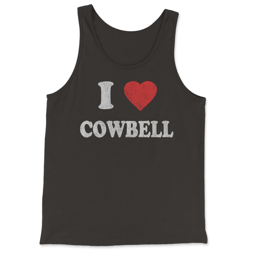 I Love Cowbell Retro - Tank Top - Black