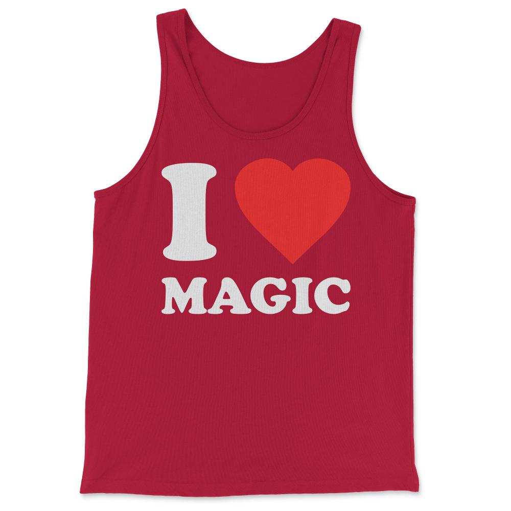 I Love Magic - Tank Top - Red