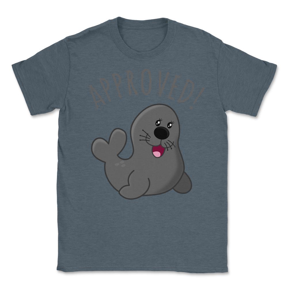 Approved Seal Of Approval - Unisex T-Shirt - Dark Grey Heather