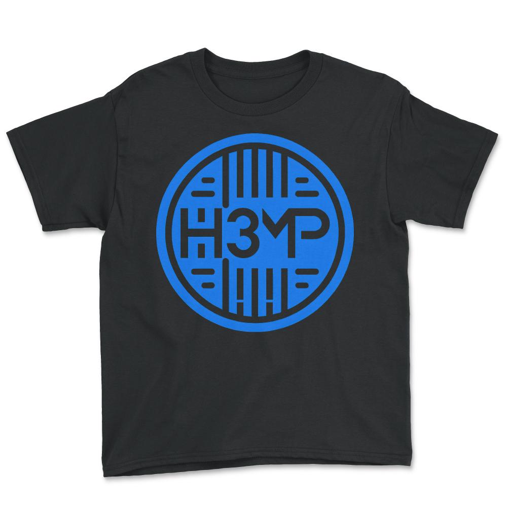 DJ H3MP Official Logo - Youth Tee - Black