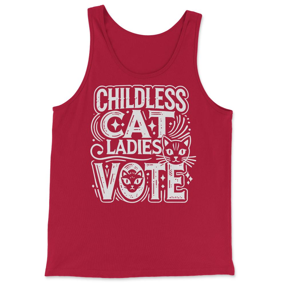 Childless Cat Ladies Vote - Tank Top - Red