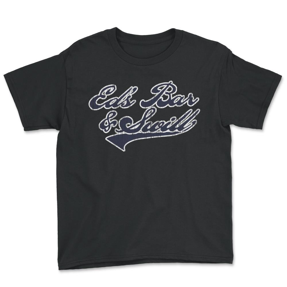 Eds Bar And Swill Retro - Youth Tee - Black
