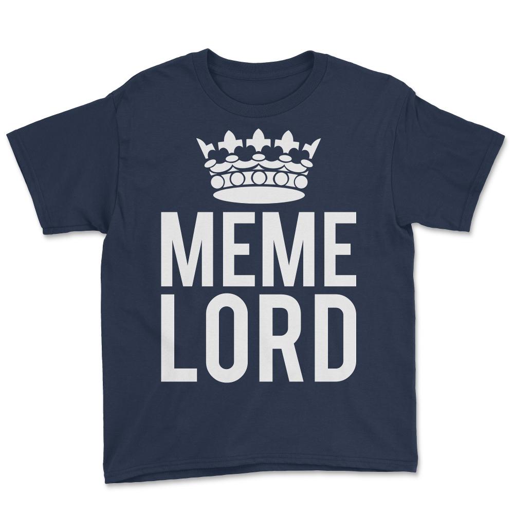 Meme Lord - Youth Tee - Navy