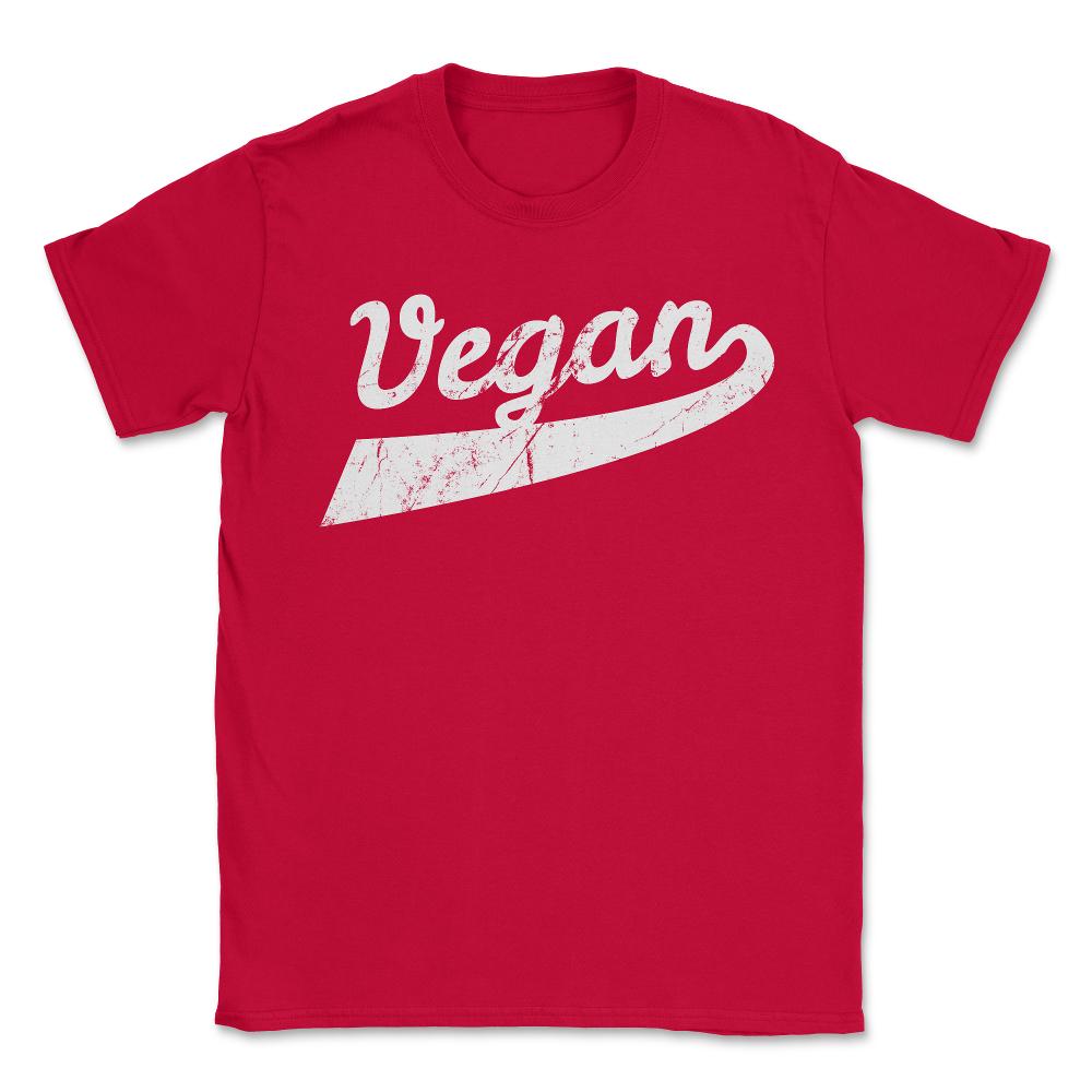 Vegan - Unisex T-Shirt - Red
