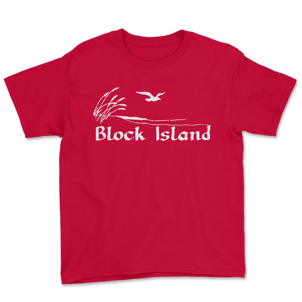 Block Island - Youth Tee - Red