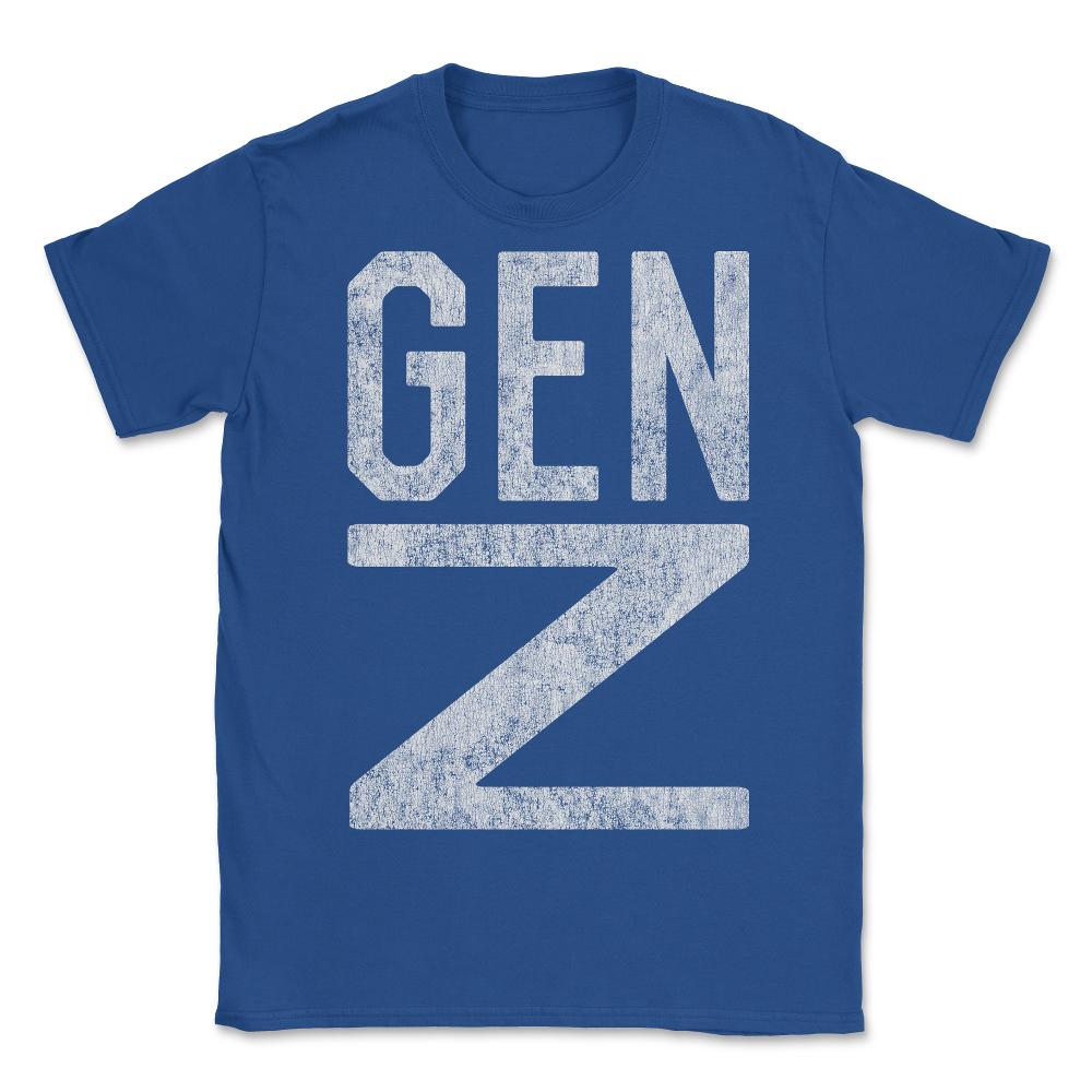 Retro Generation Z - Unisex T-Shirt - Royal Blue
