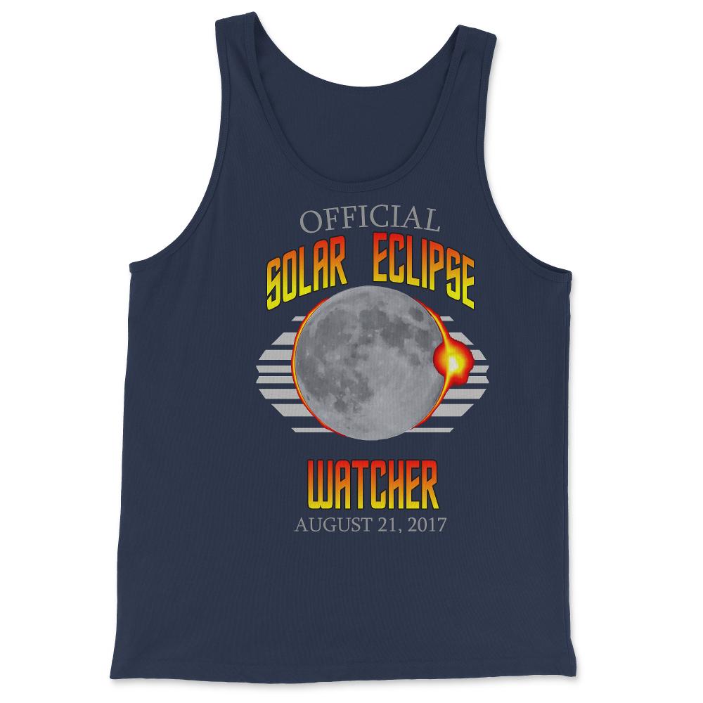 Official Solar Eclipse Watcher - Tank Top - Navy