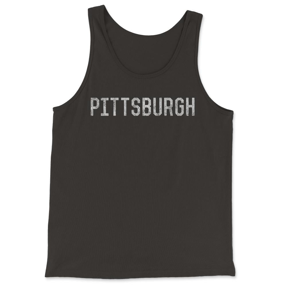 Retro Pittsburgh Pennsylvania - Tank Top - Black