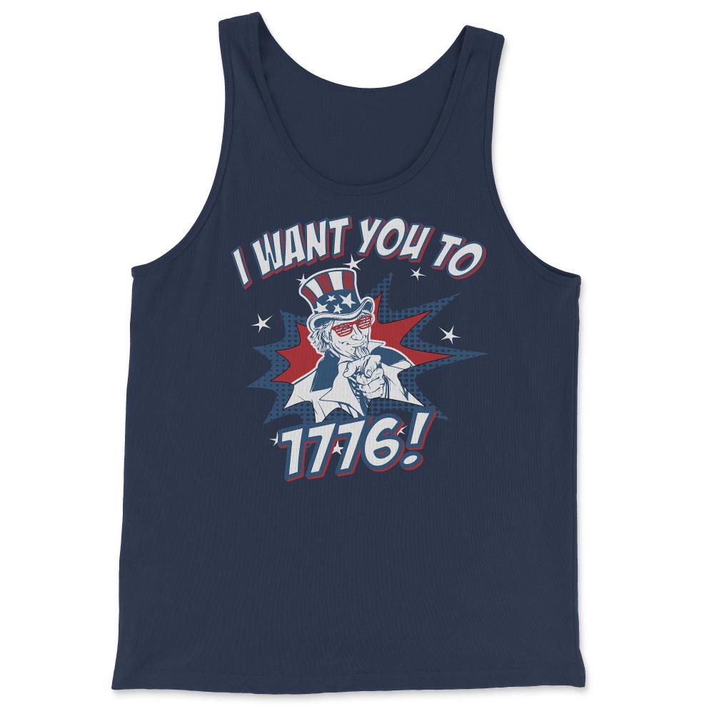 I Want You To 1776 4th of July - Tank Top - Navy