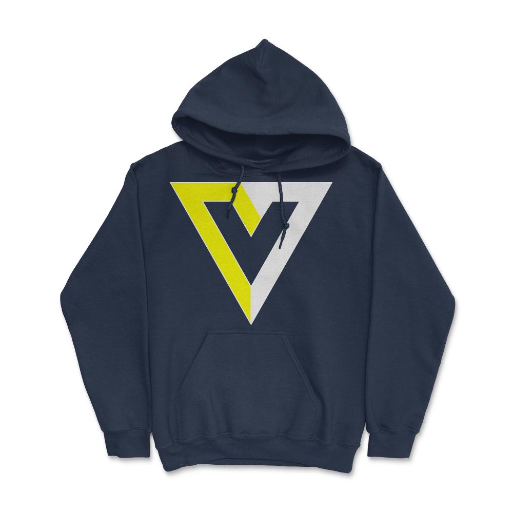 V Is For Voluntary AnCap Anarcho-Capitalism - Hoodie - Navy