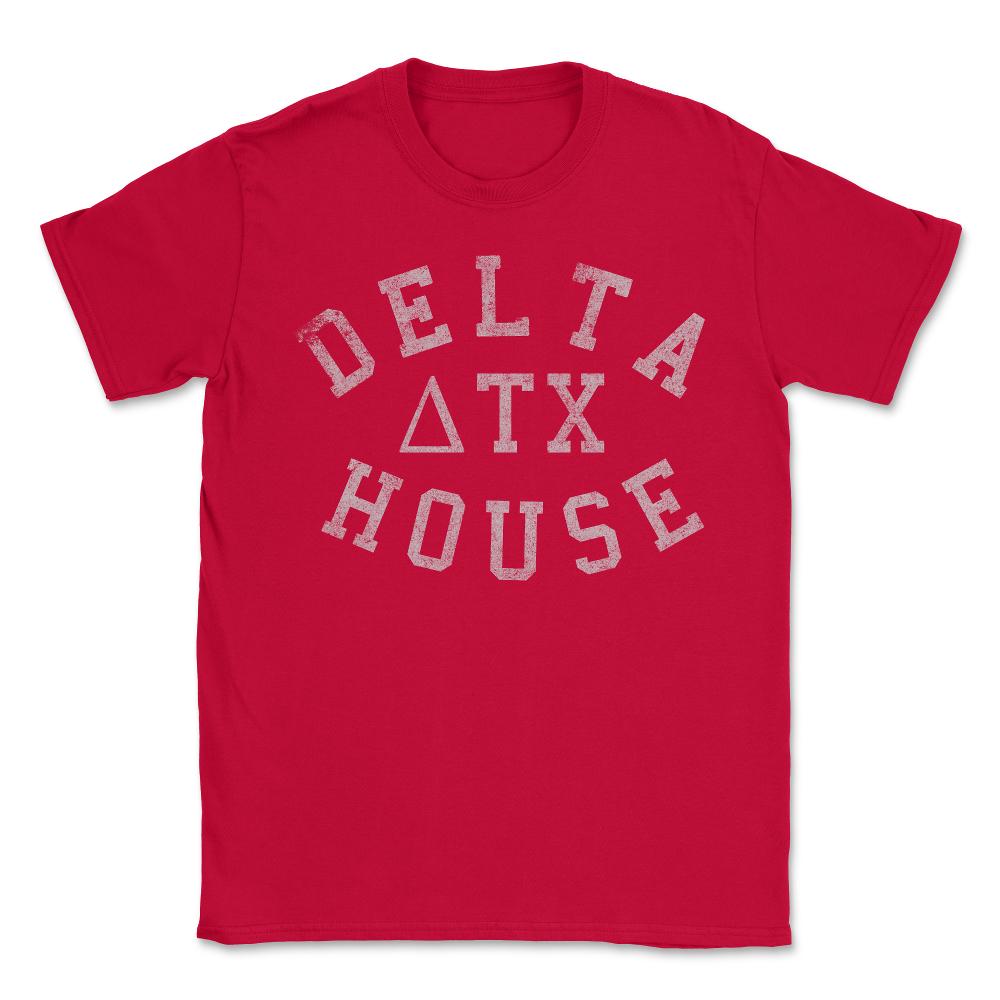 Delta House Retro - Unisex T-Shirt - Red