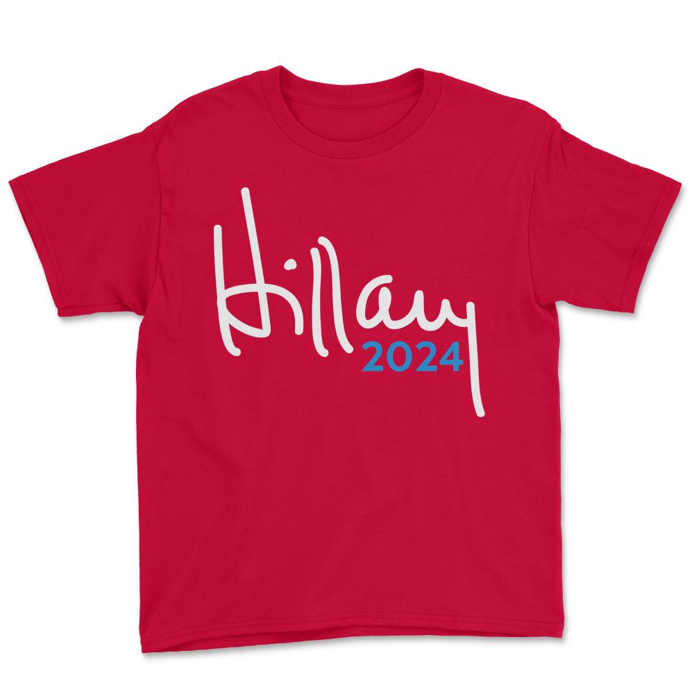 Hillary Clinton for President 2024 - Youth Tee - Red