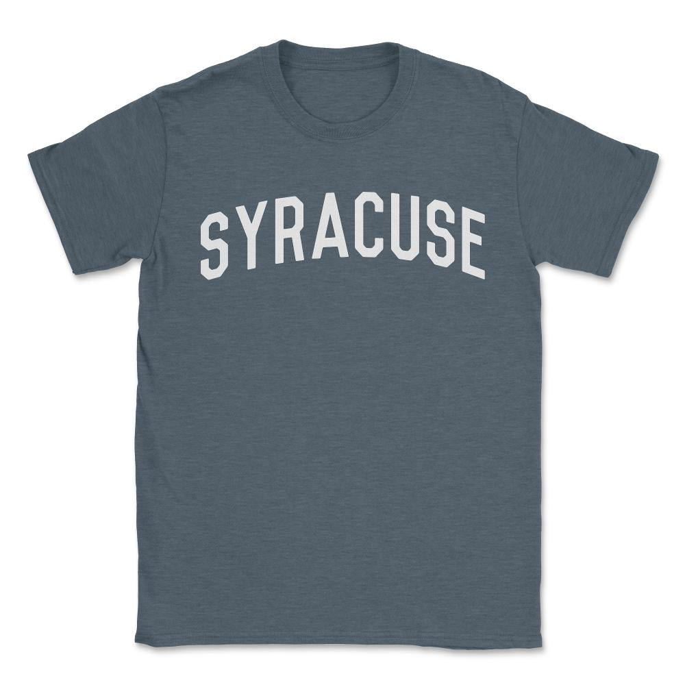 Syracuse - Unisex T-Shirt - Dark Grey Heather