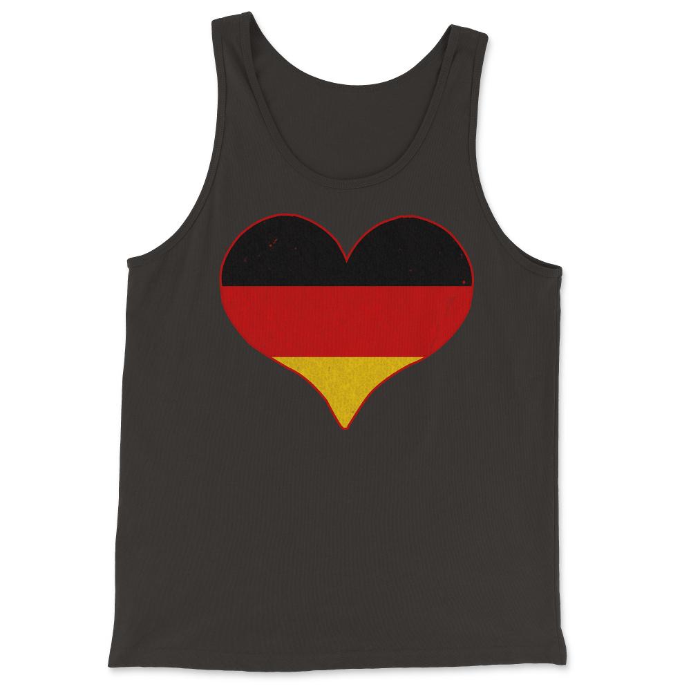 I Love Germany Flag - Tank Top - Black