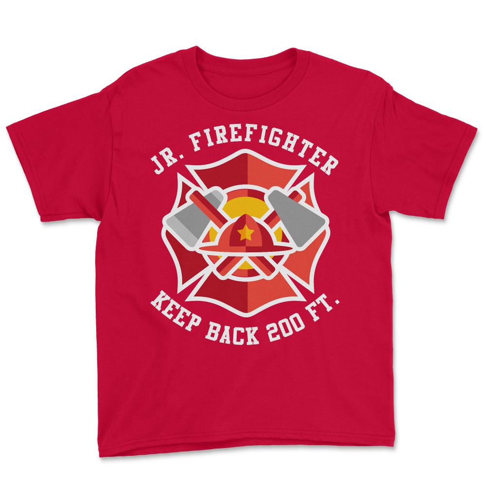 Jr Firefighter - Youth Tee - Red
