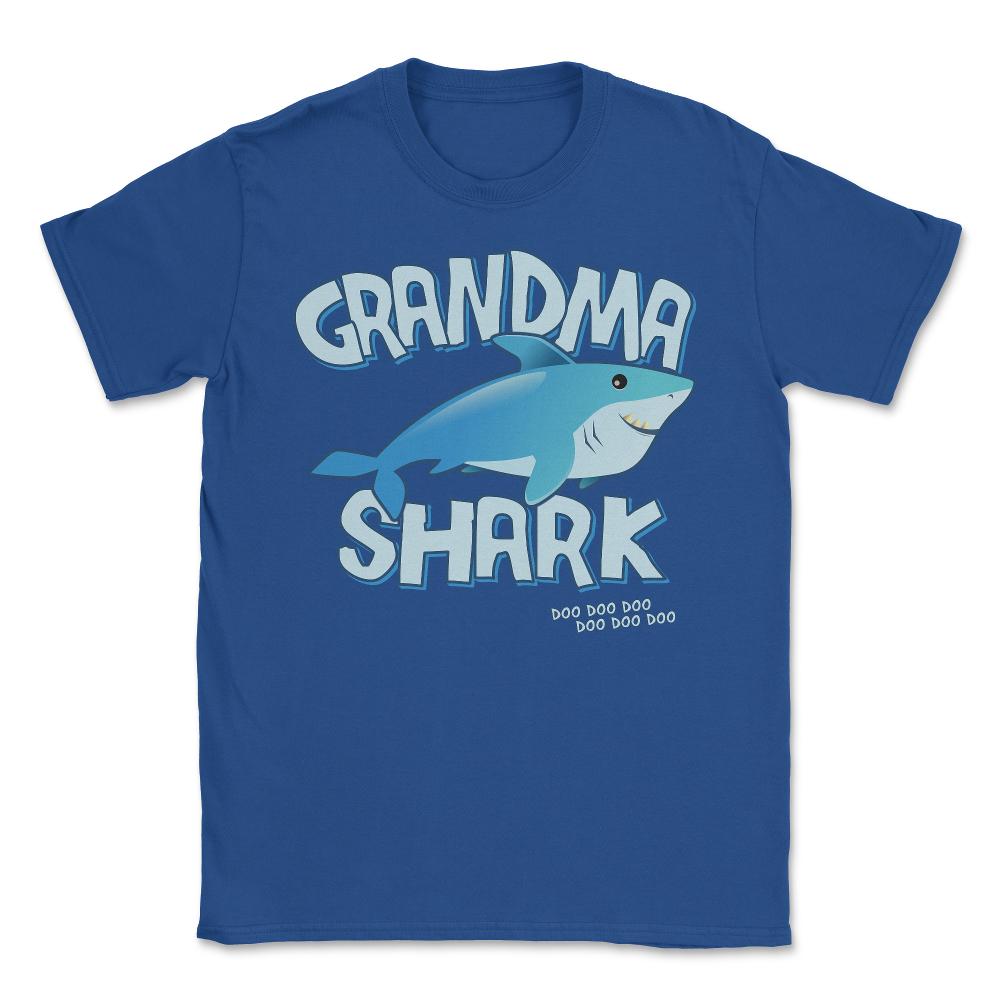 Grandma Shark Doo Doo Doo - Unisex T-Shirt - Royal Blue