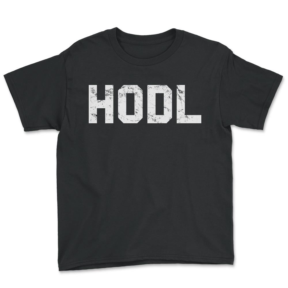 Hodl Cryptocurrency - Youth Tee - Black