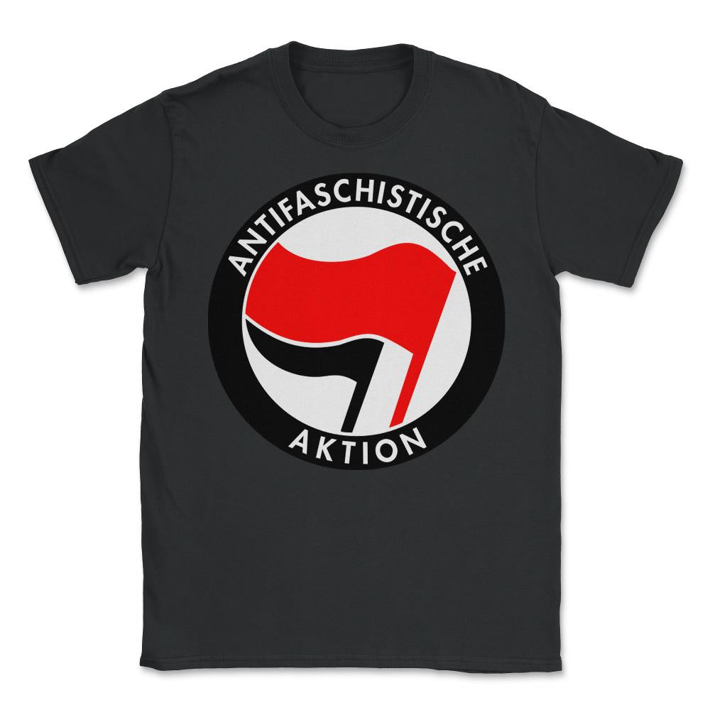 Retro Germany Antifaschistische Aktion Anti-Fascist - Unisex T-Shirt - Black