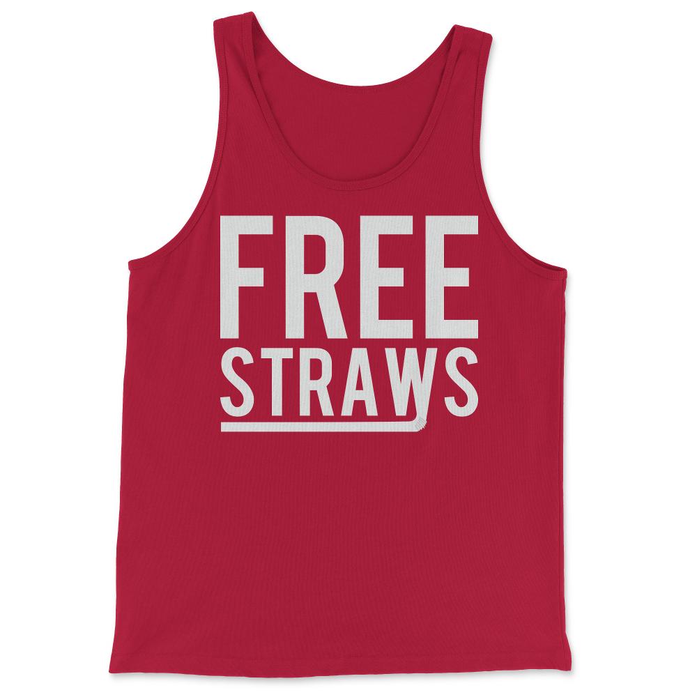 Free Straws Anti-Ban - Tank Top - Red