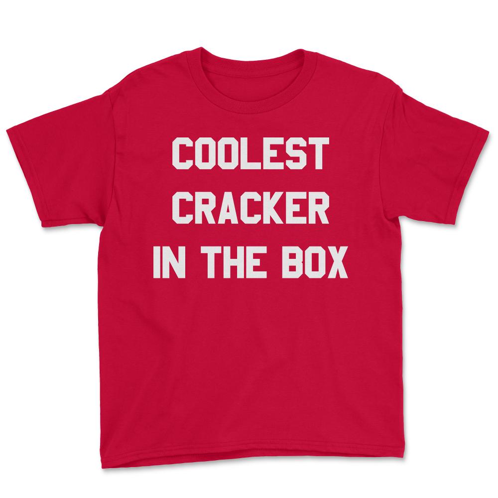 Coolest Cracker In The Box - Youth Tee - Red