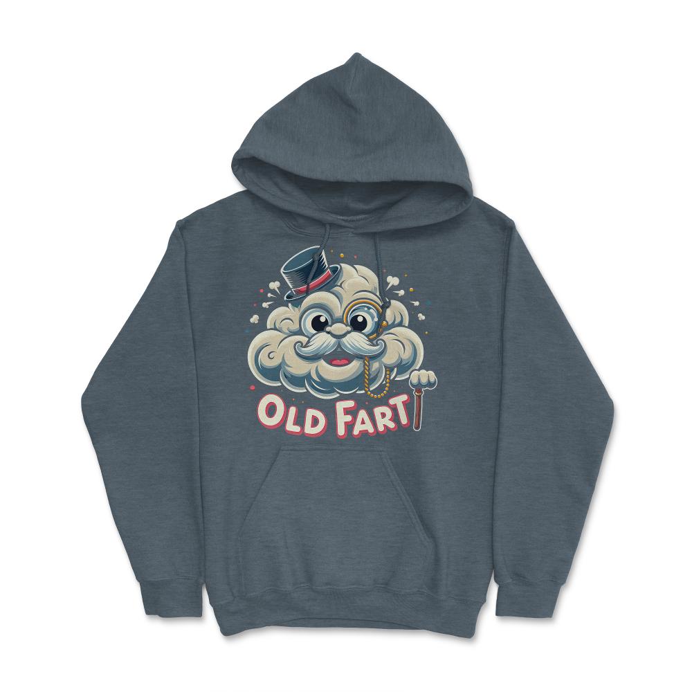 Old Fart Funny - Hoodie - Dark Grey Heather