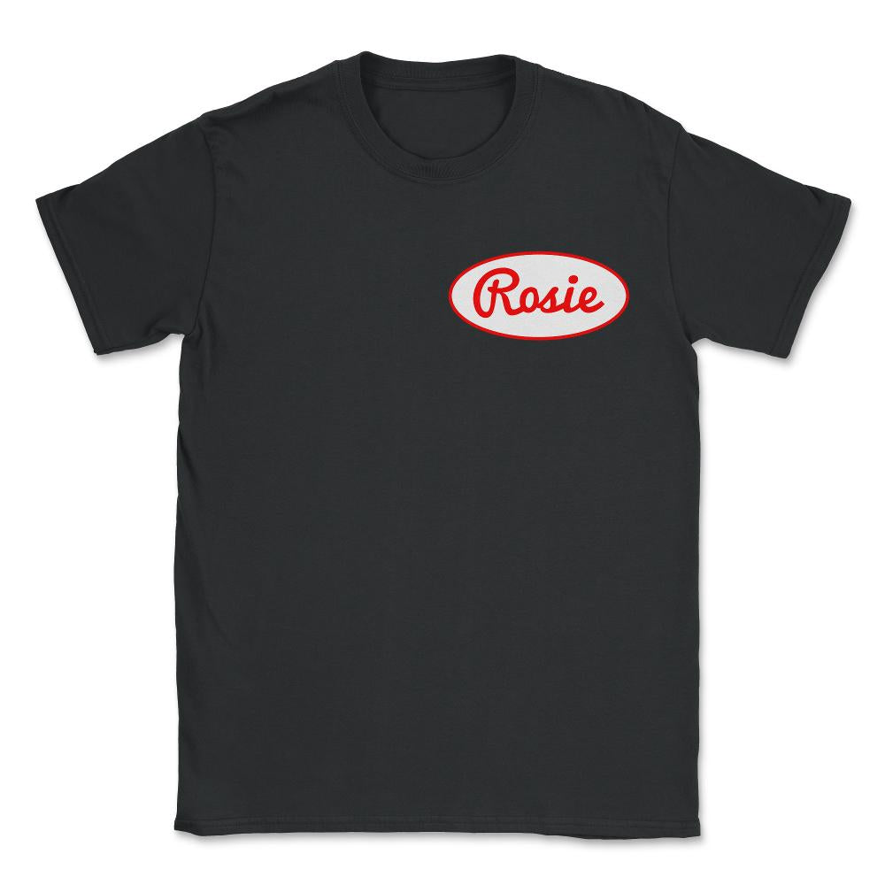 Rosie The Riveter Costume Front - Unisex T-Shirt - Black